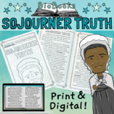 Sojourner Truth Biography Reading Passage and Activity Boo