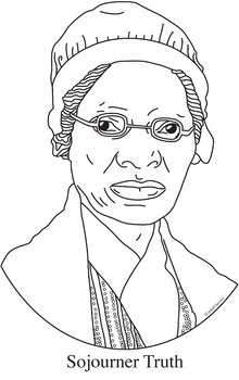 Sojourner Truth Realistic Clip Art, Coloring Page and Poster by Cordial ...