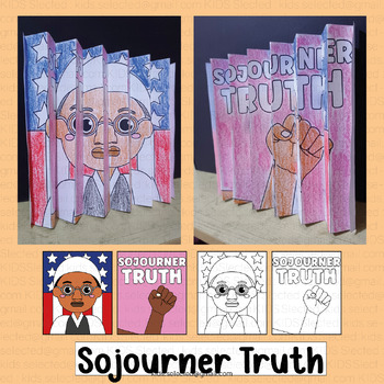 Preview of Sojourner Truth Craft Black History Month Activities Women's History Board Art