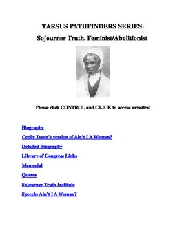 Preview of Sojourner Truth Pathfinders