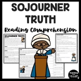Sojourner Truth Reading Comprehension Worksheet Slavery an