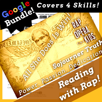 Preview of Sojourner Truth Biography Reading Passage Activities with Rap Song