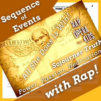 Preview of Sojourner Truth Sequence of Events Reading Passage Worksheets