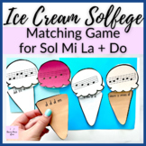 Sol Mi La + Do // Ice Cream Solfege Matching Game for Summ
