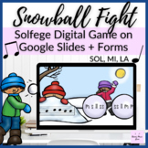 Sol Mi + La Winter Snowball Fight // Digital Solfege Game 