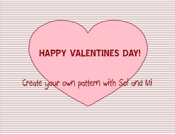 Preview of Sol-Mi Patterns (Valentines day themed)