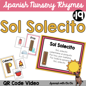 Preview of Sol Solecito Cancion Infantil Spanish Nursery Rhyme Song