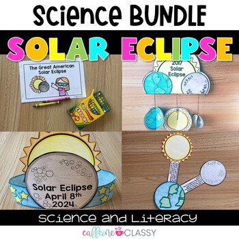 Preview of Solar Eclipse 2024 Bundle - Kindergarten, First, Second Grade