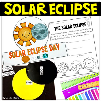 Solar Eclipse 2017 Activities for Little Learners | TpT