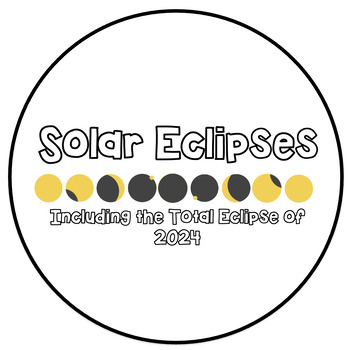 Preview of **UPDATED for 2024!** Solar Eclipse Memory Pages