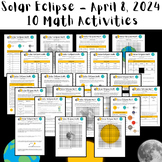 Solar Eclipse 2024: 10 Middle School Math Activities (Prin