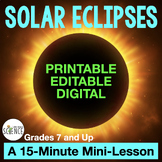What is a Solar Eclipse? Video Link and Questions