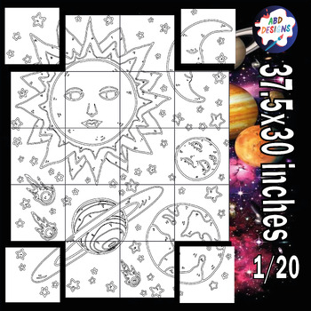 Solar Eclipse 2024 Activities Coloring Collaborative Poster Bulletin ...