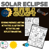 Solar Eclipse 2024 Activities / Coloring Pages / Writing /