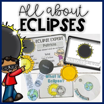 Preview of Eclipses Activities for Kinder | Solar and Lunar Eclipses