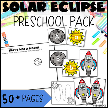 Preview of Solar Eclipse 2024 Activities for Preschool