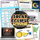 Solar Eclipse 2024 Activities with Eclipse Posters & Solar