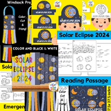 Solar Eclipse 2024 Activity Bundle: Reading, Crown, Windso