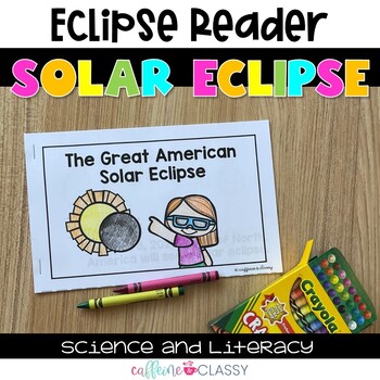 Preview of Solar Eclipse 2024 Activity - Printable Book Reader