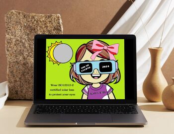 Preview of Solar Eclipse 2024 BUNDLE | Coloring Pages | Certificate | Fun All Ages