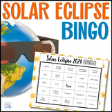Solar Eclipse 2024 Bingo Activity: Middle & High School No