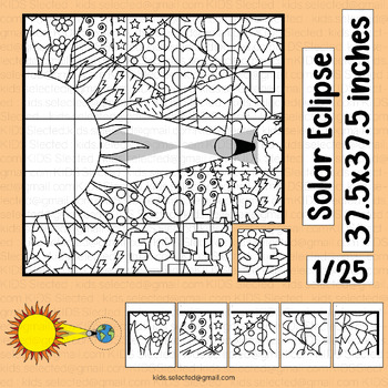 Solar Eclipse 2024 Bulletin Board Science Coloring Pages Activities ...