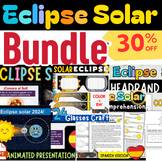 Solar Eclipse 2024 Bundle (Reading, Coloring, writing, Cra