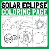 Free Solar Eclipse 2024 Coloring Pages, craft - activities