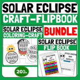 Solar Eclipse 2024 Craft - Flipbook, Eclipse writing Promp
