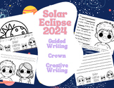 Solar Eclipse 2024 Craft Writing Elementary Activities