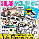 Solar Eclipse Craft w/ Nonfiction Reading, Activities, & G