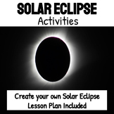 Solar Eclipse Model Create your own Solar Eclipse Activity