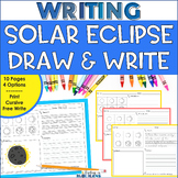 Solar Eclipse 2024 Directed Drawing Activities - Writing o