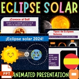 Solar Eclipse 2024 Editable PowerPoint & Google Slides for