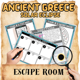 Ancient Greece Solar Eclipse Escape Room Game Activity- Ki