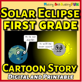 Solar Eclipse 2024 First Grade Story Digital and Printable