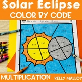 Solar Eclipse 2024 Math Craft Coloring Pages Multiplicatio