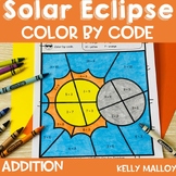 Solar Eclipse 2024 Math Craft Coloring Pages Sheets Additi