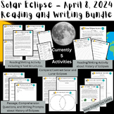 Solar Eclipse 2024 Middle School Activites (Reading and Wr