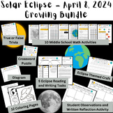 Solar Eclipse 2024: 21 Activities (Math, Reading, Writing 