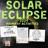 Solar Eclipse 2024 Activities for Primary Students Hat Cro