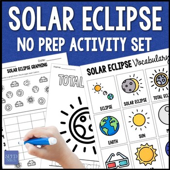 Solar Eclipse 2024 NO PREP Activities and Coloring Pages for Total Eclipse