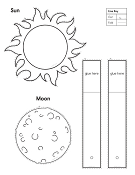 Preview of Solar Eclipse 2024 Paper Craft Activity for Kindergarten-5th Grade