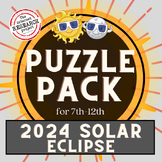 Solar Eclipse 2024 Puzzle Pack Middle and High The Great A