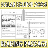 Solar Eclipse 2024 Reading Comprehension Passage and Quest