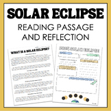 Solar Eclipse 2024 - Reading Passage and Reflection Activity