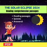 Solar Eclipse 2024 Reading Comprehension- Spring Activities