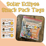 Solar Eclipse 2024 Snack Pack Tags