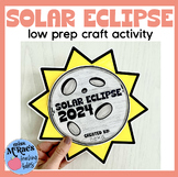 Solar Eclipse 2024 | Solar Eclipse Craft, Writing and Read