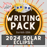 Solar Eclipse 2024 Writing Pack Middle and High The Great 